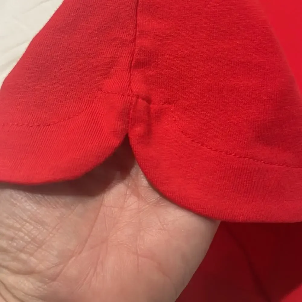 Gymboree S 5/6 red short sleeve dress sequined heart on chest nwt 100 cotton
